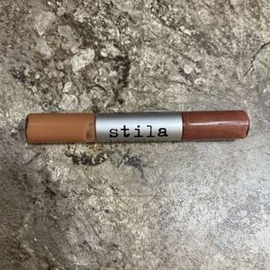 Rare Stila Lip Glaze A84 Praline & Ginger Hard To Find Duo